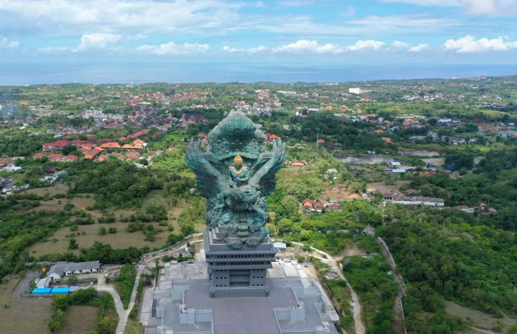 Image of Garuda Wishnu Kencana Cultural park in Bali.